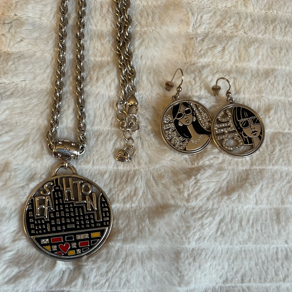 Brighton Fashionista Necklace & Earrings Set
